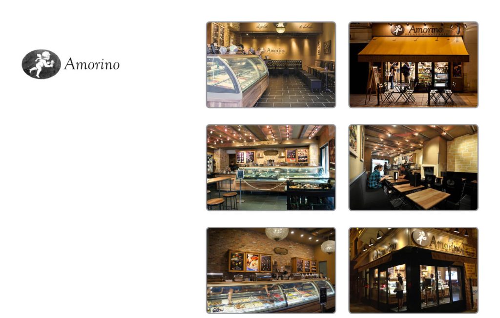 brand identity amorino