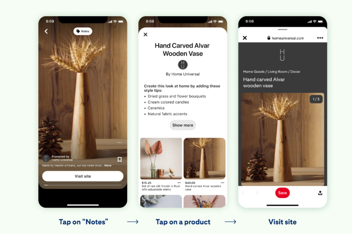 Come usare Pinterest 4